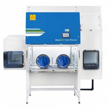 Cytotoxische isolator, onderdruk, transferkamers, veilige manipulatie, cytotoxische geneesmiddelen, giftige materialen, negatieve druk, filterkeuze, farmaceutische processen, Faster GloveFAST Cyto Pharma.